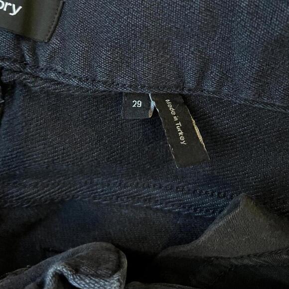 Women’s Theory Navy Stretch Straight Jean Size 29 - Picture 5 of 6